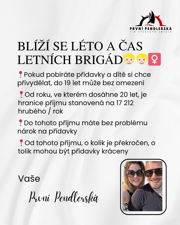 Blíží se léto a čas letních brigád👱🏻👱🏻‍♀️